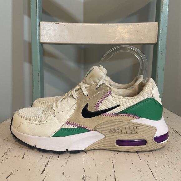 Nike Air Max Excee Running Womens Size 8 Sail Sandrift Green CD5432-124 Shoe - Picture 5 of 10